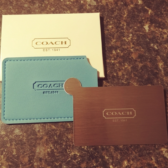 Coach pocket mirror with sleeve - Picture 4 of 6